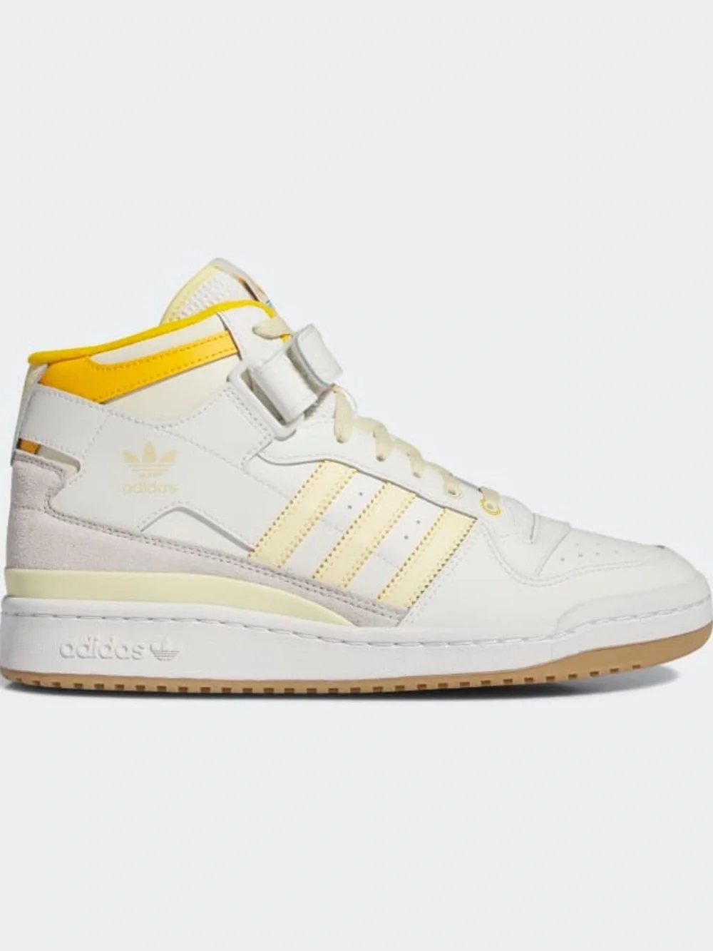 Adidas Originals Forum Mid J Summer Camp Easy Yellow Kid's Athletic Shoes | 5Y